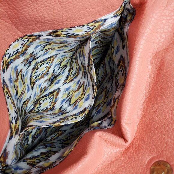 Tulu Ramona Clutch Purse Coral Polka Dot - Picture 5 of 9